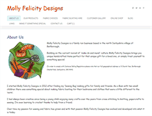 Tablet Screenshot of mollyfelicitydesigns.com